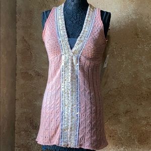 NWT Free People Sleeveless sweater dress/top